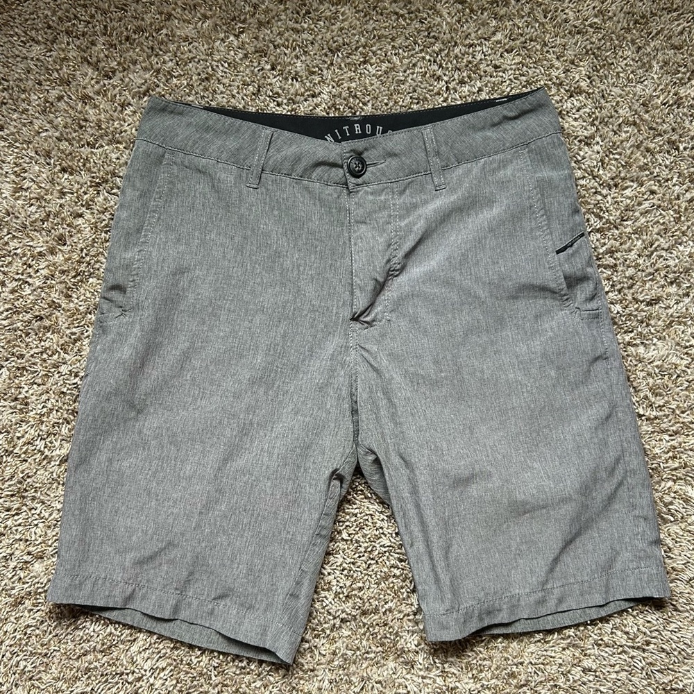 Nitrous Black Men’s Grey Shorts